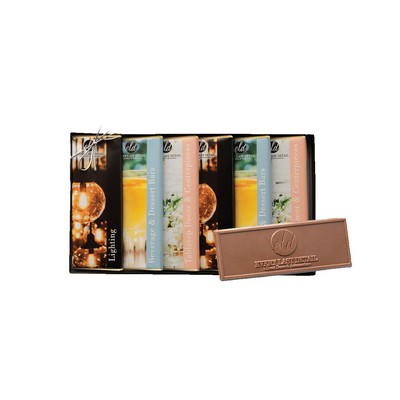 6-Pack Brand Impact Chocolate Wrapper Bar Gift Set with Multiple Wrapper Designs